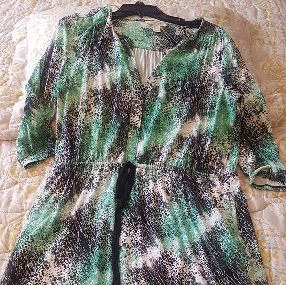 Kenar XL animal print abstract with pockets
